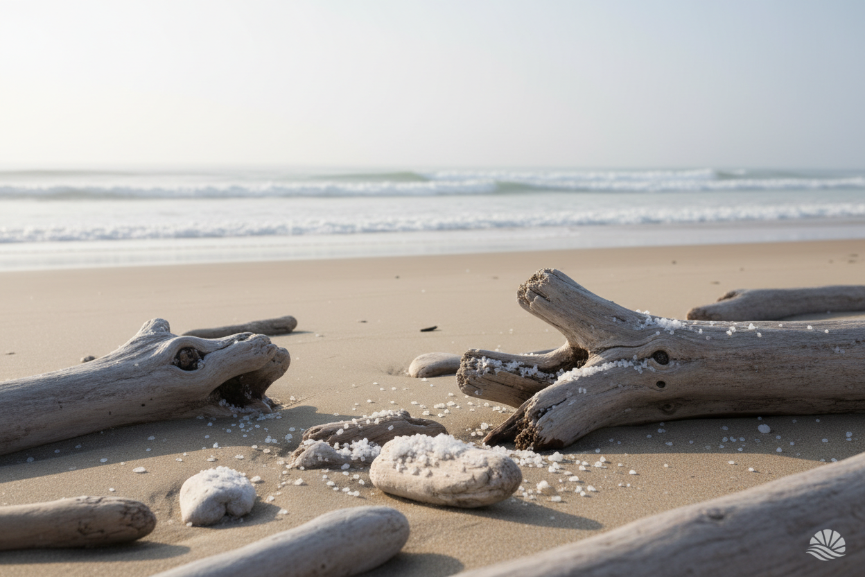 Driftwood and sea salt
