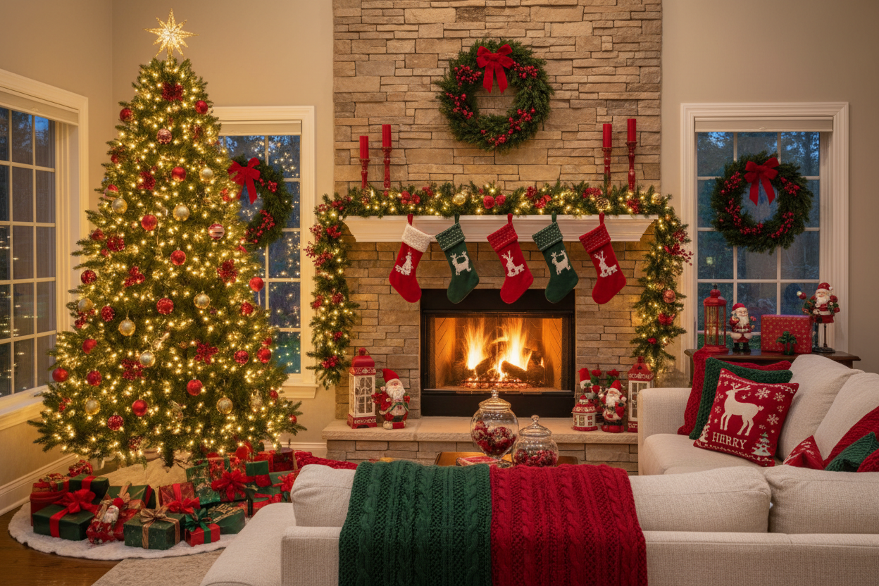 Home for Christmas no candles