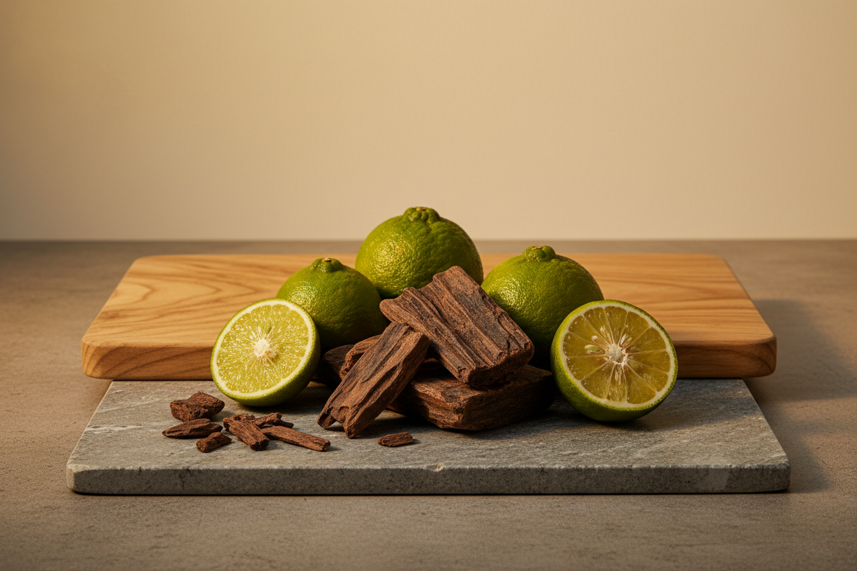 Oud & Bergamot Ingredients