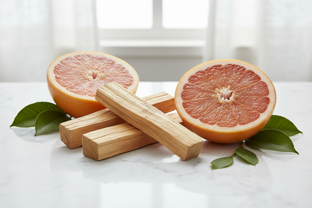Palo Santo and White Grapefruit