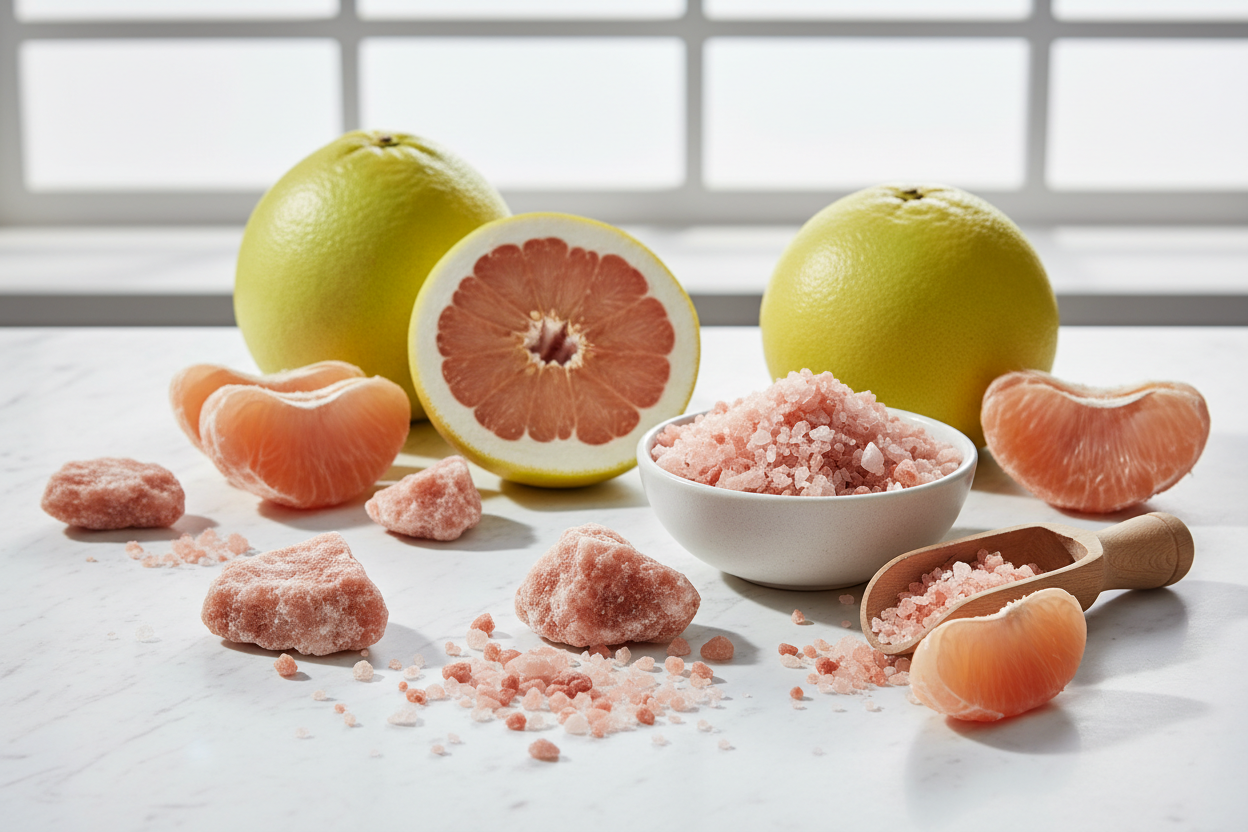 Pink Sea Salt and Pomelo