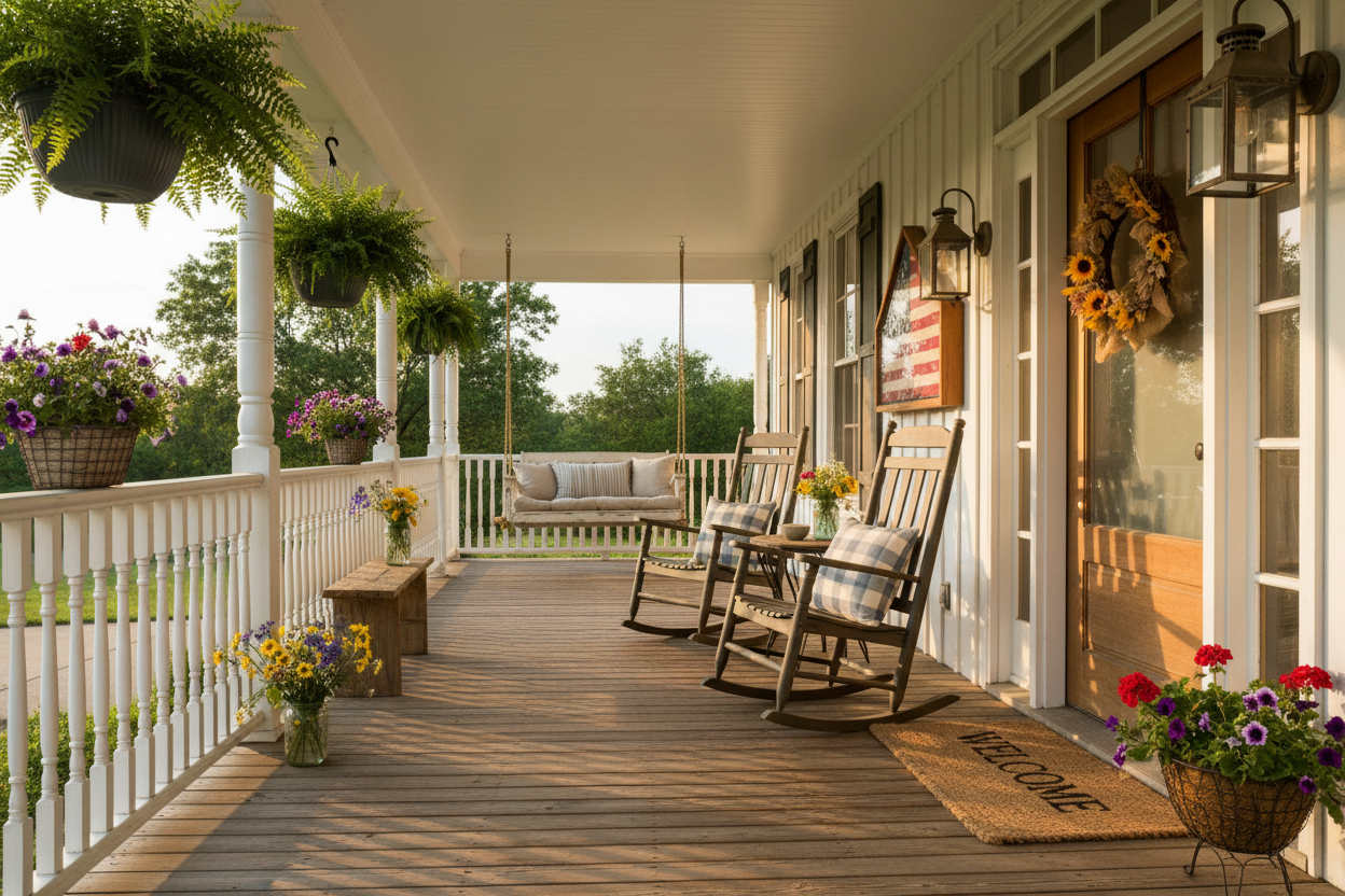 Welcome Home Country Porch